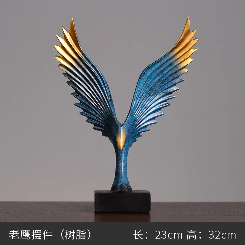 Modern Art Ornaments: Bafang Laicai, Home Living Room, Wine Cabinet, TV Cabinet, Office Light Luxury, High-end Decoration, Gold