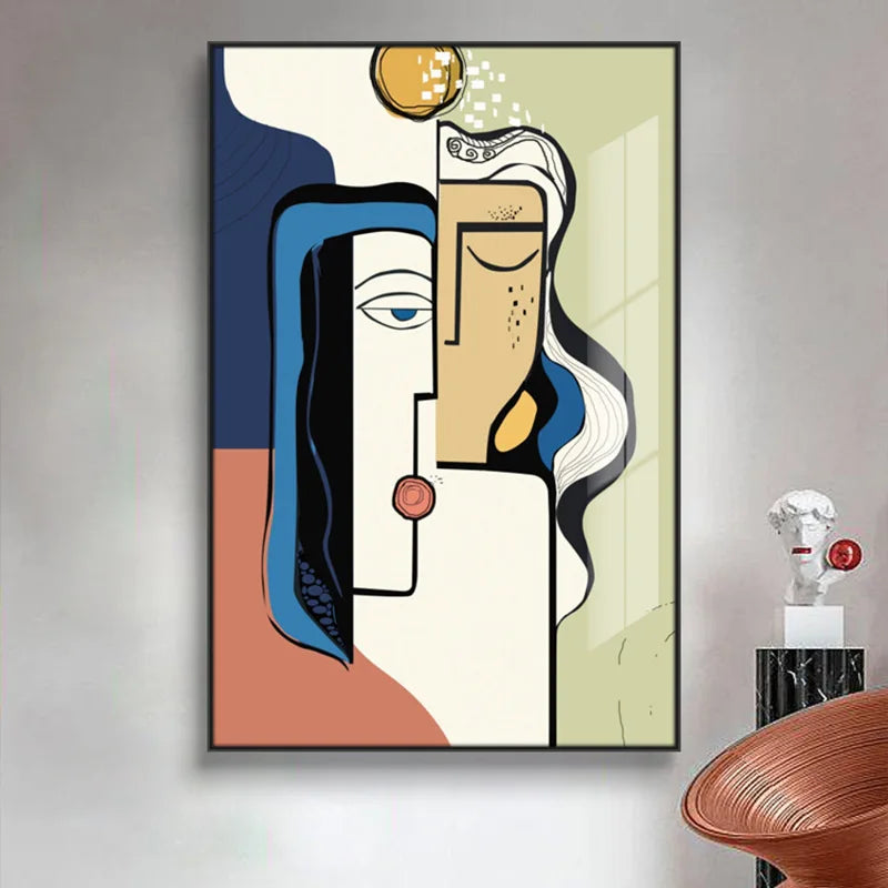 Modern Painting Wall Painting Diy Abstract Nordic Style Images Calligraphy Decoration Living Room Calligraphy Large Home Decor