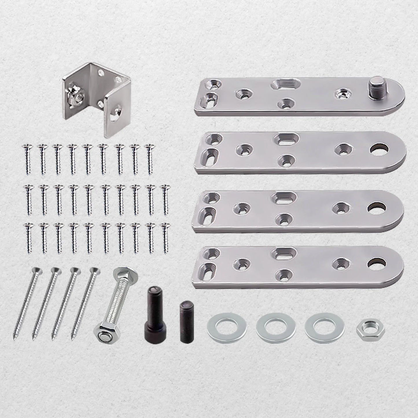 Heavy Duty 500 Ibs Invisible Door Hidden Secret Bookcase Door Pivot Hinge Kit