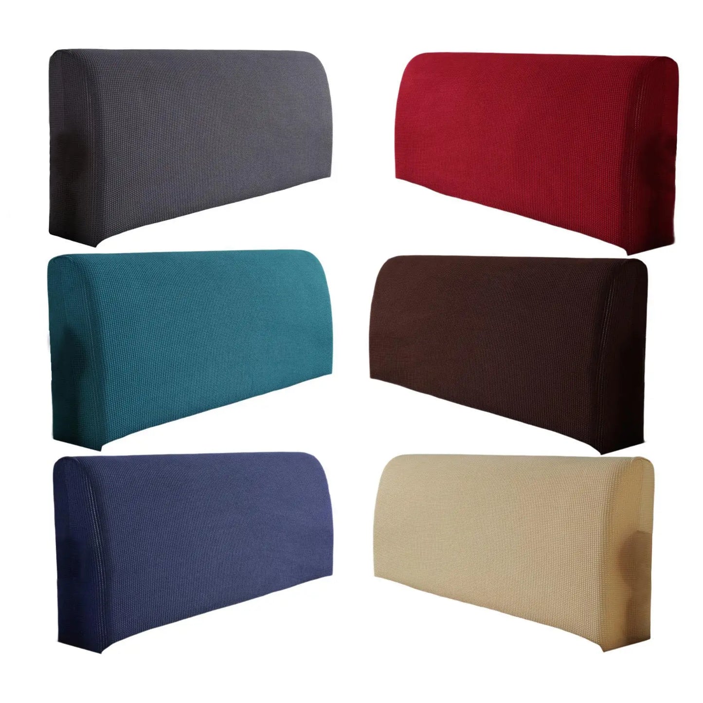 Bed Headboard Cover Removable Soft Bedroom Decor Elastic Bedhead Cover Protective Case Dustproof Cover Modern Bed Head Cover