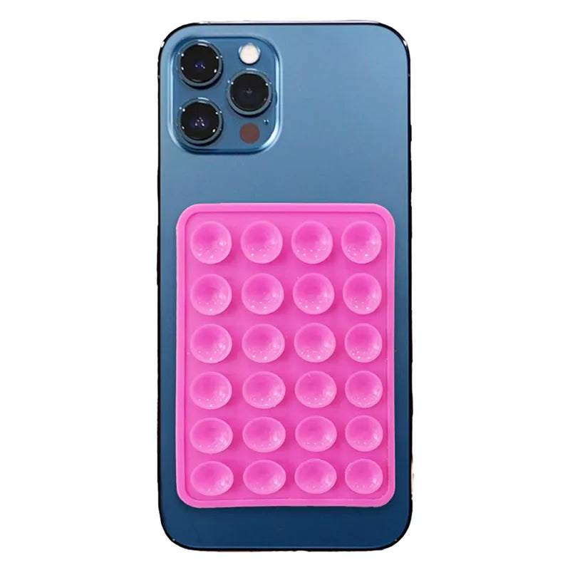Hands Free Silicone Suction Phone Case Strong Adhesive Stand for IPhone 15 14 13 12 16 Pro Max Plus Samsung S24 S23 Back Cover