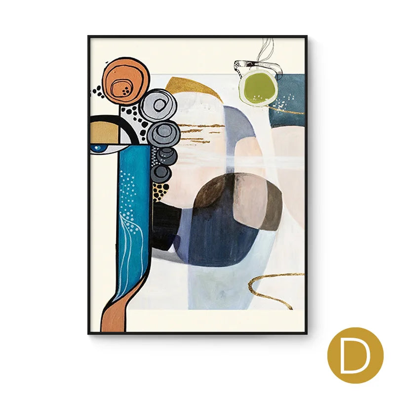 Modern Painting Wall Painting Diy Abstract Nordic Style Images Calligraphy Decoration Living Room Calligraphy Large Home Decor
