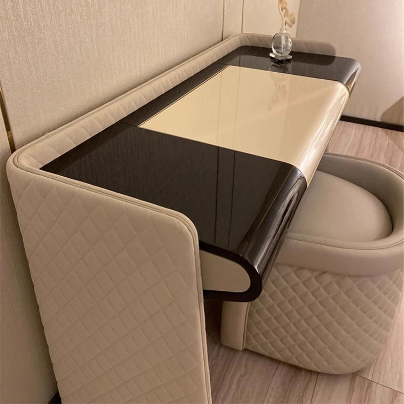 Italian Natural Dressing Table Design Apartment Mirror Bedroom Dressing Table Jewellery Organiser Penteadeiras Furnitures