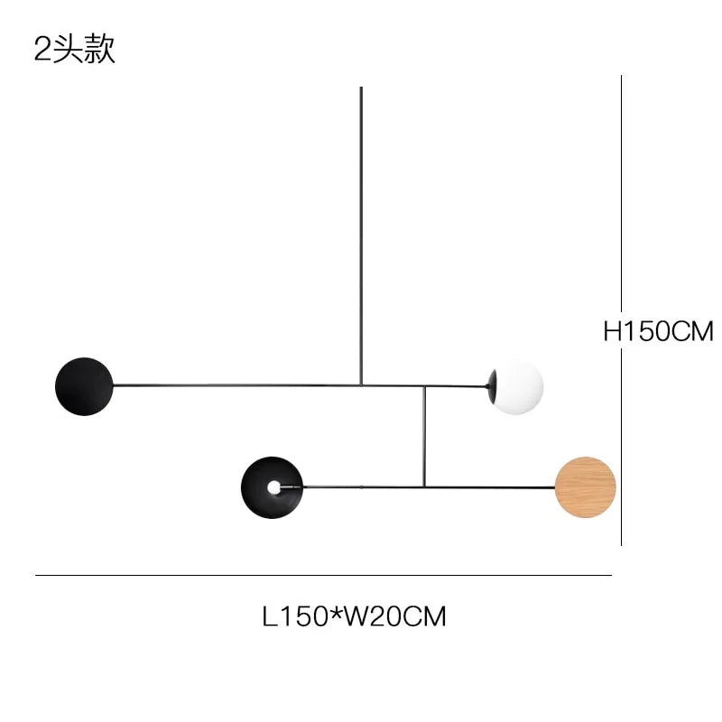Modern Black Chandelier Dining Table Ceiling Lamps Room Lighting E14 Pole Hanging Light Bedroom Living Room Lighting Fixtures