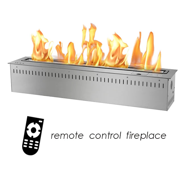 DUTRIEUXFireplace Factory Wholesale 48 Inch Modern Fire Place Indoor Wifi Ethanol Fireplace