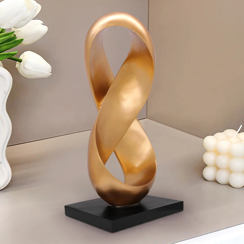 Modern Art Ornaments: Bafang Laicai, Home Living Room, Wine Cabinet, TV Cabinet, Office Light Luxury, High-end Decoration, Gold