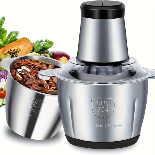Electric Meat Grinders 2/3L Food Crusher Stainless Steel Multifunctional Vegetable Slicer Processor Chopper Kitchen Blenders