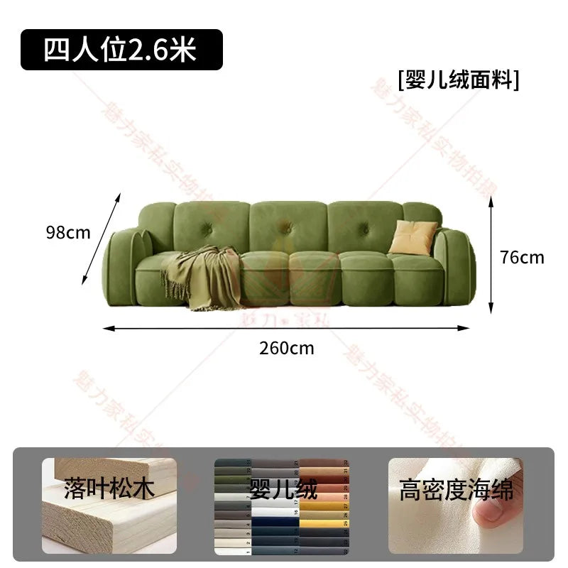 Lounge Designer Living Room Sofas Minimalist Nordic Luxury Modern Sofas Small Lounge Children Wood Divano Outdoor Furniture