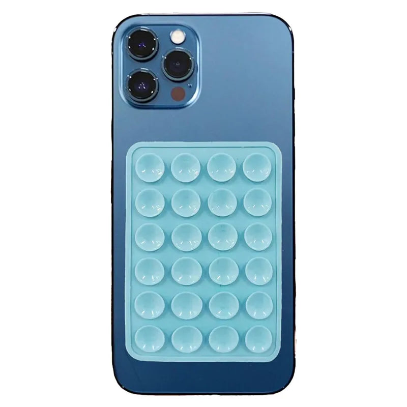 Hands Free Silicone Suction Phone Case Strong Adhesive Stand for IPhone 15 14 13 12 16 Pro Max Plus Samsung S24 S23 Back Cover