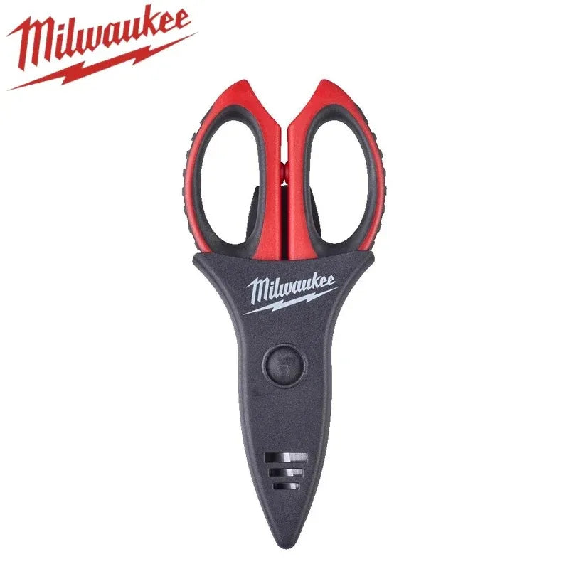 MILWAUKEE 4932478620 Electricians Scissors With Storage Power Tool Accessories Hand Tools Scissors