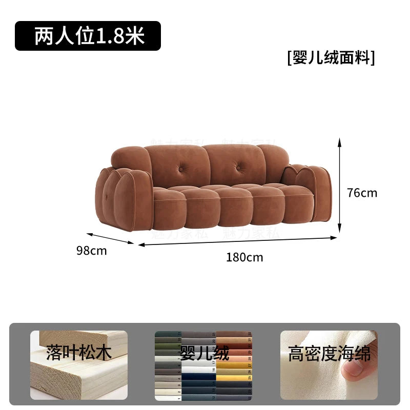 Lounge Designer Living Room Sofas Minimalist Nordic Luxury Modern Sofas Small Lounge Children Wood Divano Outdoor Furniture