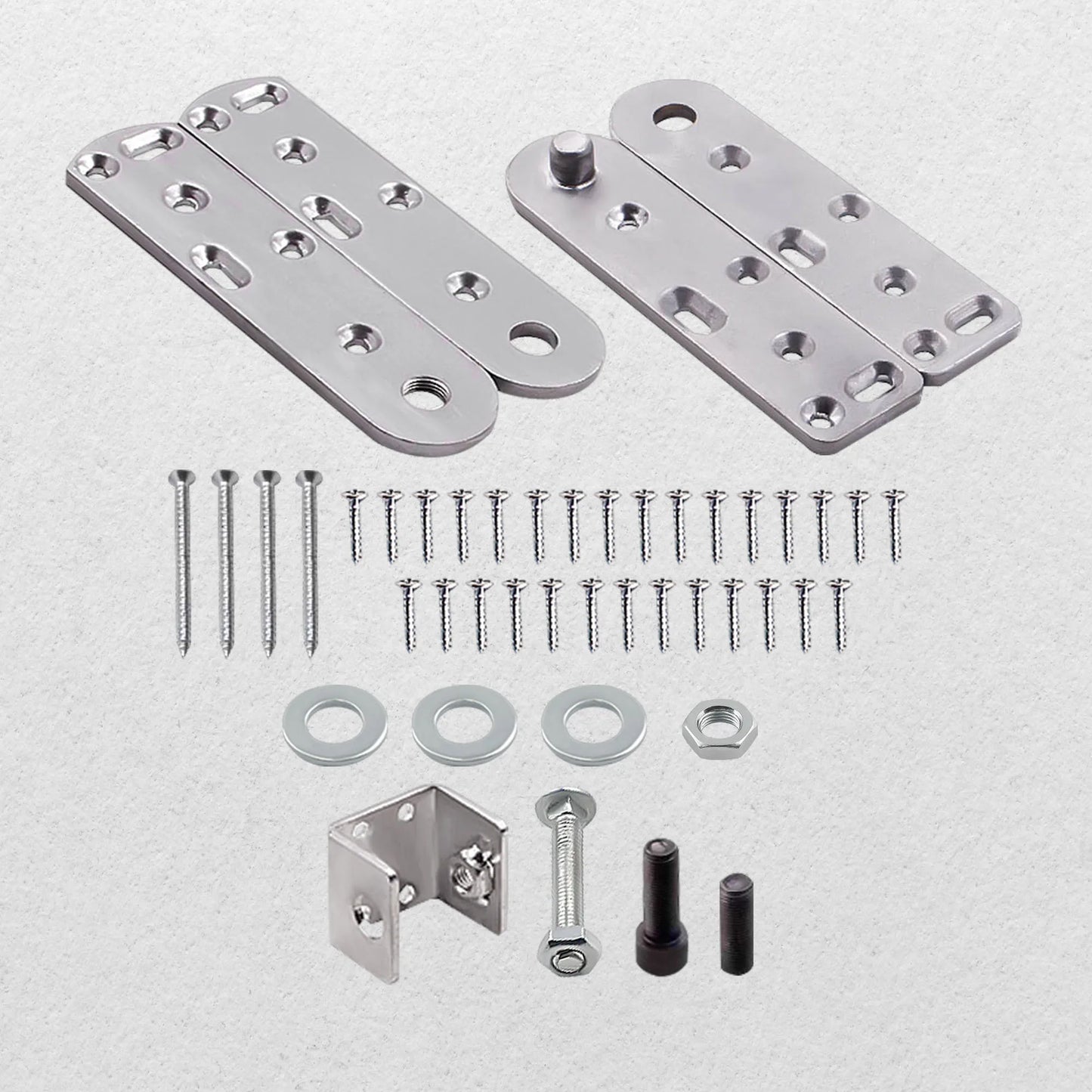 Heavy Duty 500 Ibs Invisible Door Hidden Secret Bookcase Door Pivot Hinge Kit