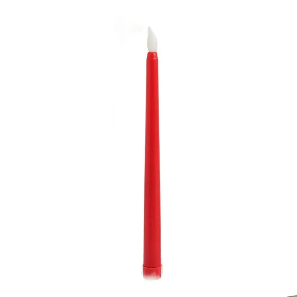 Simulation Led Candles with Flickering Flame Battery Operated Candlesticks Creative 3D Wick Flameless Taper Candles Restaurant