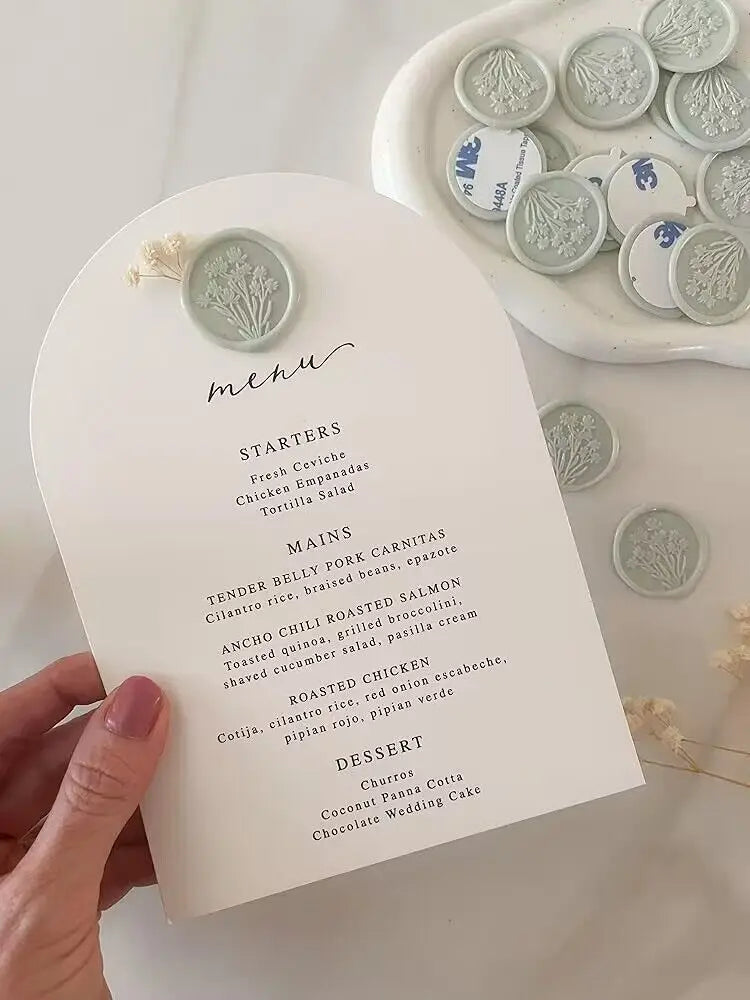 Custom Arch Photo Wedding Invitation Elegant Thank You Card Save the Date Postcard Print Brand Business Logo Design Decoration