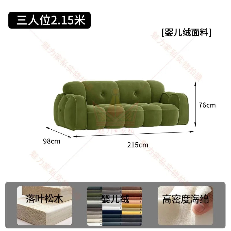 Lounge Designer Living Room Sofas Minimalist Nordic Luxury Modern Sofas Small Lounge Children Wood Divano Outdoor Furniture