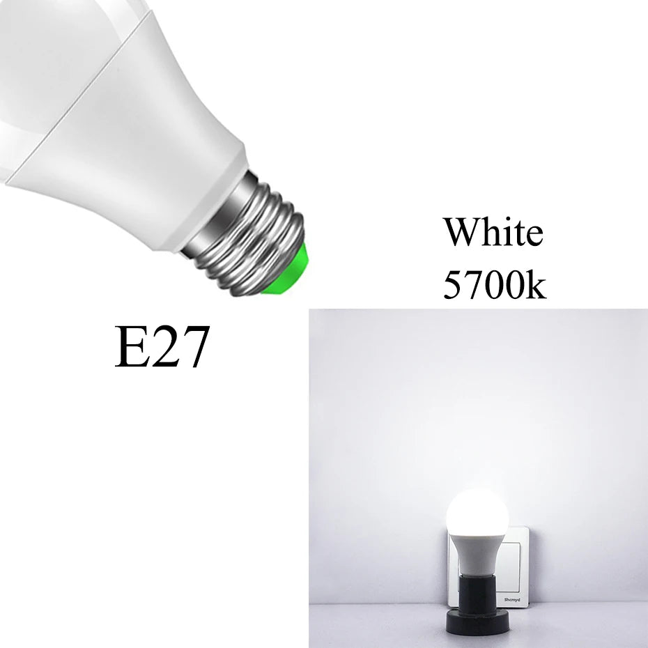 Dusk to Dawn Light Bulb LED Sensor Bulb E27 B22 Smart Control 10W 15W Lampada Outdoor Night Light 110V 220V