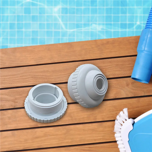 ABJI-8X Swimming Pool Spa Return Jet Fitting Massage Nozzle Inlet Outlet Bath Tub Nozzle With Adjustable Jet Eyeball