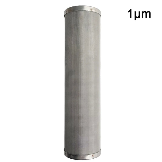 Water Filter Parts 1 and 5 Micron Stainless Steel Cartridge 10 inches standard