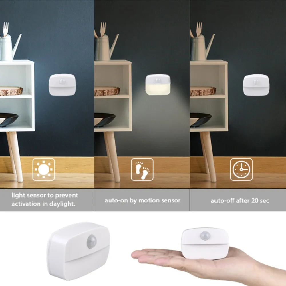 Lamp For Home Aisle Cabinet Light Saving Night Lamp Induction Light Bedroom Night Light LED Night Light Induction Night Ligh