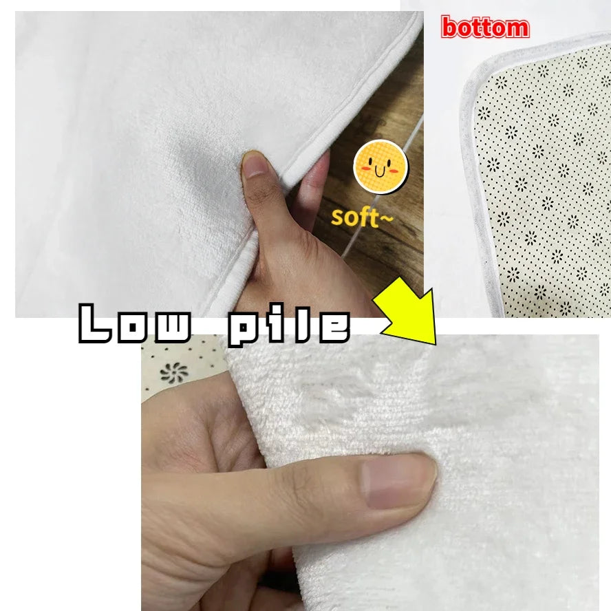 Luxury Carpets for Living Room Marble Decoration Home Rugs Hall Sofa Side Soft Floor Mat Room Decor Doorway Hallway Large Carpet