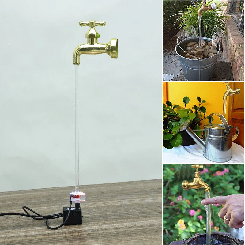 Faucet Fountain Decoration Invisible Fountain Floating Tap Fountain For Home Garden Courtyard Decoration