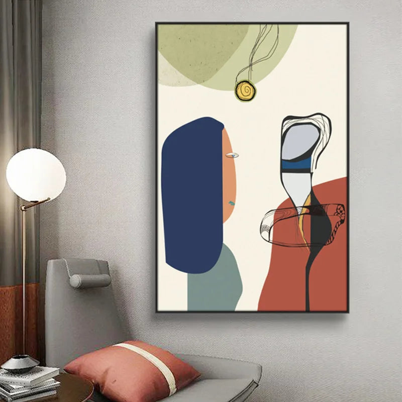 Modern Painting Wall Painting Diy Abstract Nordic Style Images Calligraphy Decoration Living Room Calligraphy Large Home Decor