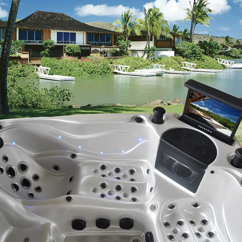 Hydrorelax New Product Luxury Acrylic Shell Hot Tub Outdoor Swim Spa With Jacuzzier and Party Massage Bath