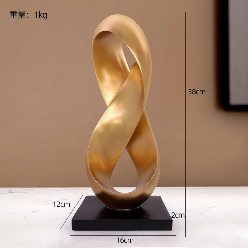 Modern Art Ornaments: Bafang Laicai, Home Living Room, Wine Cabinet, TV Cabinet, Office Light Luxury, High-end Decoration, Gold