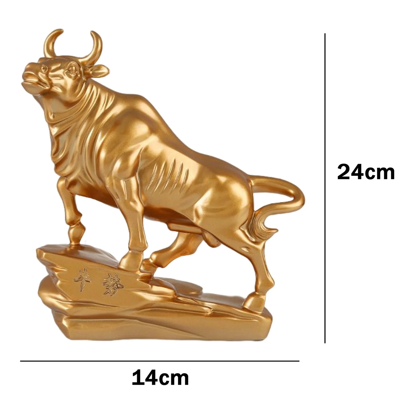 Bear and Bull Statue Animal Sculpture Resin Statue Figurine Ornament for Desktop Shelves Cabinet Decor Birthday Art Modern Decor