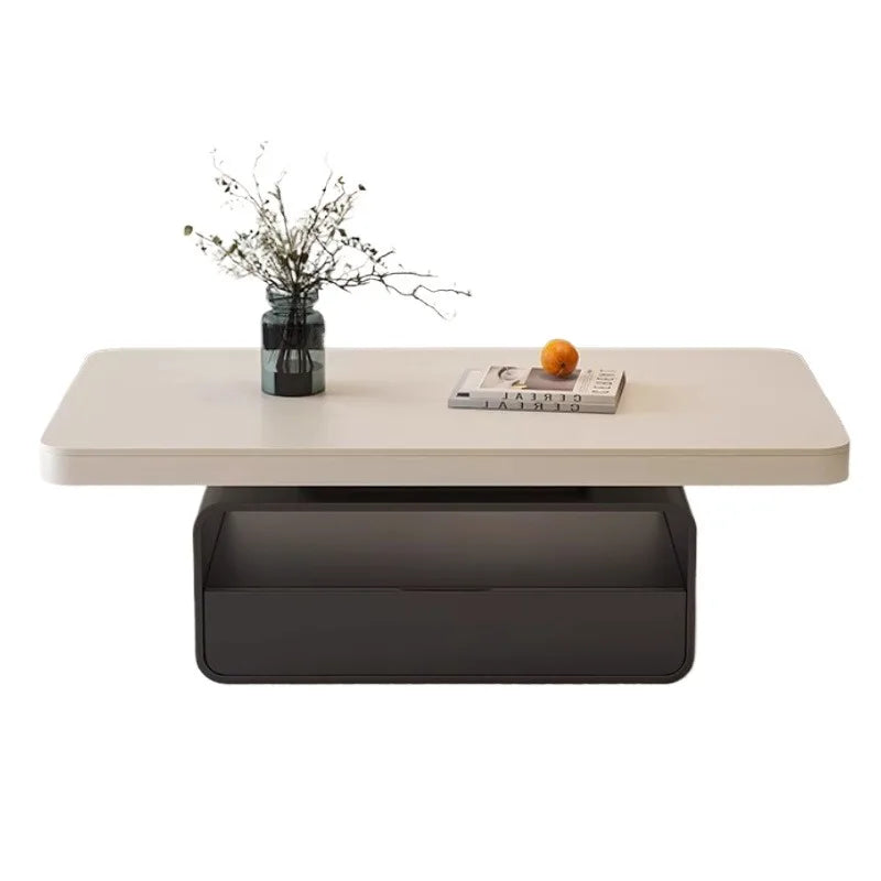 Desk Modern Side Tables Drawer Aesthetic Design White Side Tables Living Room Square Mesas De Centro Para Sala House Accessories