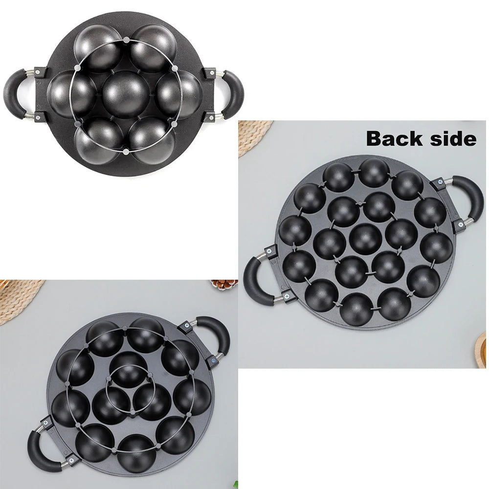 Cooking Cake Pan Cast Iron Omelette Pan Non-Stick Cooking Pot Breakfast Egg Cooker Cake Mold Kitchen Cookware Kitchenware