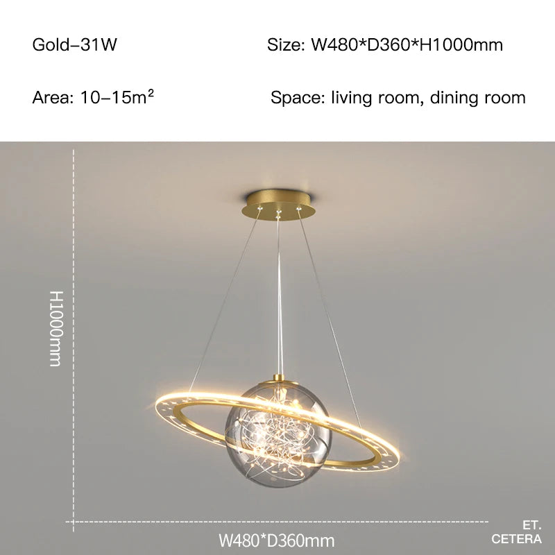 Nordic chandelier centerpiece living room dining room designer globe chandelier children room light bedroom dinning room light