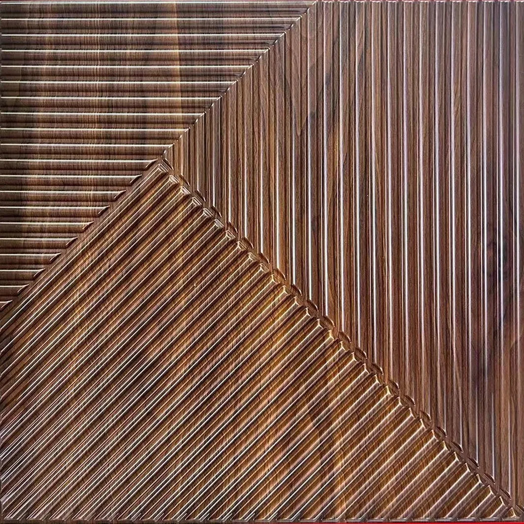 PVC 3D Wall Panels - Waterproof Textured Background Wall, Perfect for Stylish Home Decoration and Modern Interior Designs
