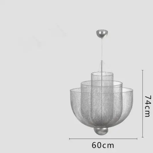 Modern LED Pendant lamps Lighting lustre Italy Designer LED Geometric Hollow LOFT Chandelier Staircase Home decor Hanging Lights