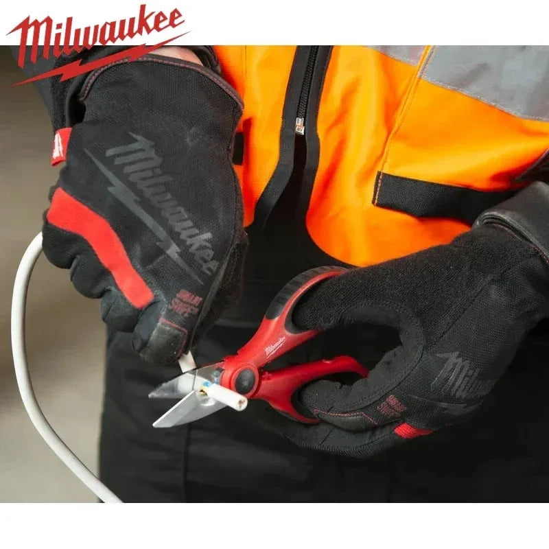 MILWAUKEE 4932478620 Electricians Scissors With Storage Power Tool Accessories Hand Tools Scissors