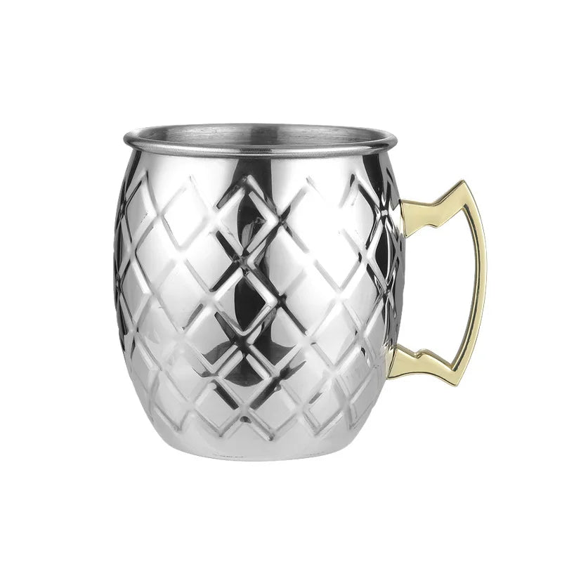 Steel Moscow Mule Mug 500ml Bar Beer Mug Cocktail Cups