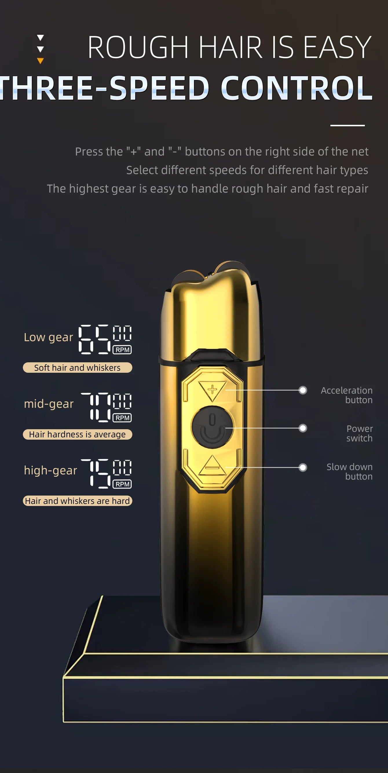 Kemei TX10 new electric shaver with LED display rechargeable beard shaver men's bald shaver original blade accessories