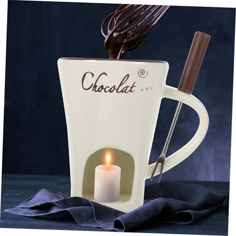 Mugs Coffee Cups Double-Layer Heat-Resistant Ceramic Cup – Anti-Scald Design, Ideal For Coffee & Beverages Butter Melter Cup