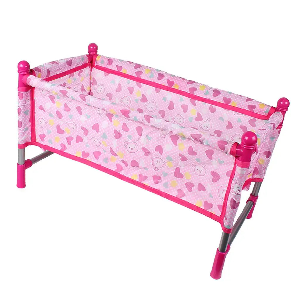 Bed - Dolls - Includes Mattress & Bedding, Kids indoor Playset