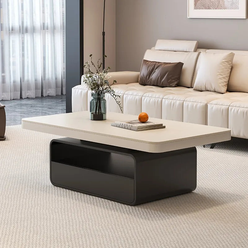 Desk Modern Side Tables Drawer Aesthetic Design White Side Tables Living Room Square Mesas De Centro Para Sala House Accessories