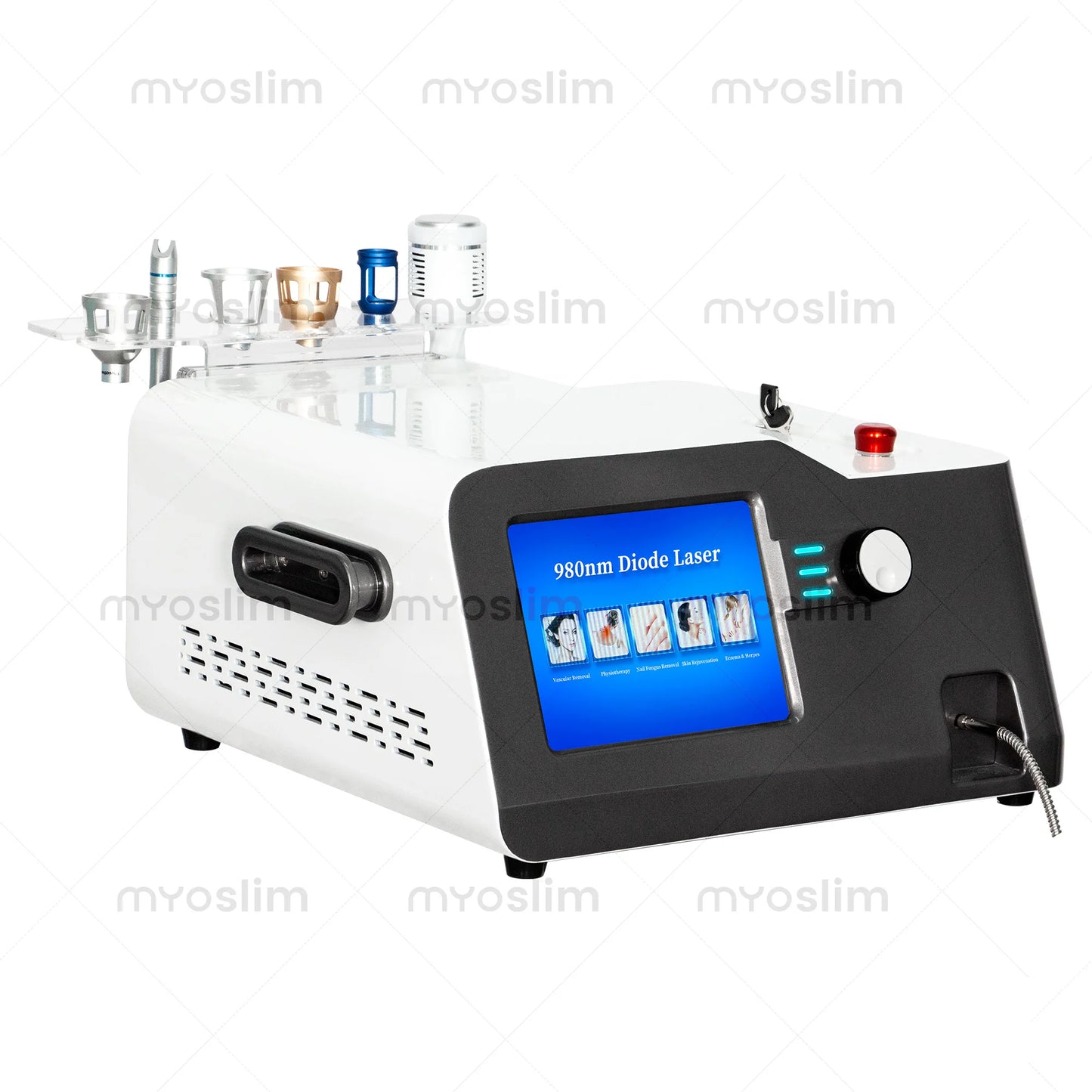 BEST 30W 5 in 1 980nm Diode Laser Vascular Removal Machine Remove Spider Veins 980 Diode Laser Blood Vessels Removal Nail Fungus