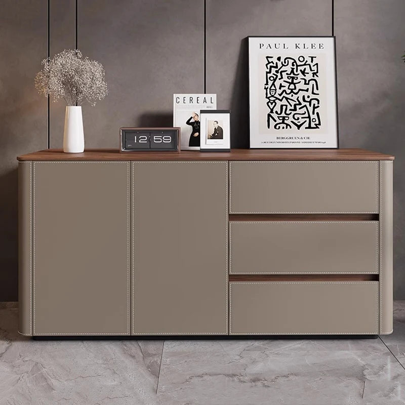 Italian Luxury Living Room Cabinets Aesthetic Elegant Design Simple Display Cabinet Modern Armoires De Salon Home Furniture