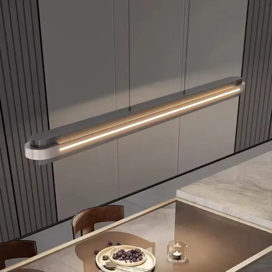 Modern Minimalist Chandelier Suitable for Restaurants Cafes Office Desk Indoor Pandant Lighting Glossy Hanging Lamp Fixtures