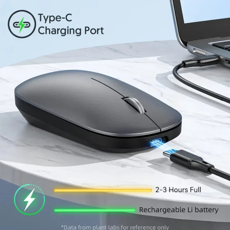 Xiaomi Wireless Mouse Bluetooth Silent 2.4G Dual-mode Type-C Charging Ergonomic Morandi Portable Laptop Office Gaming Mouse