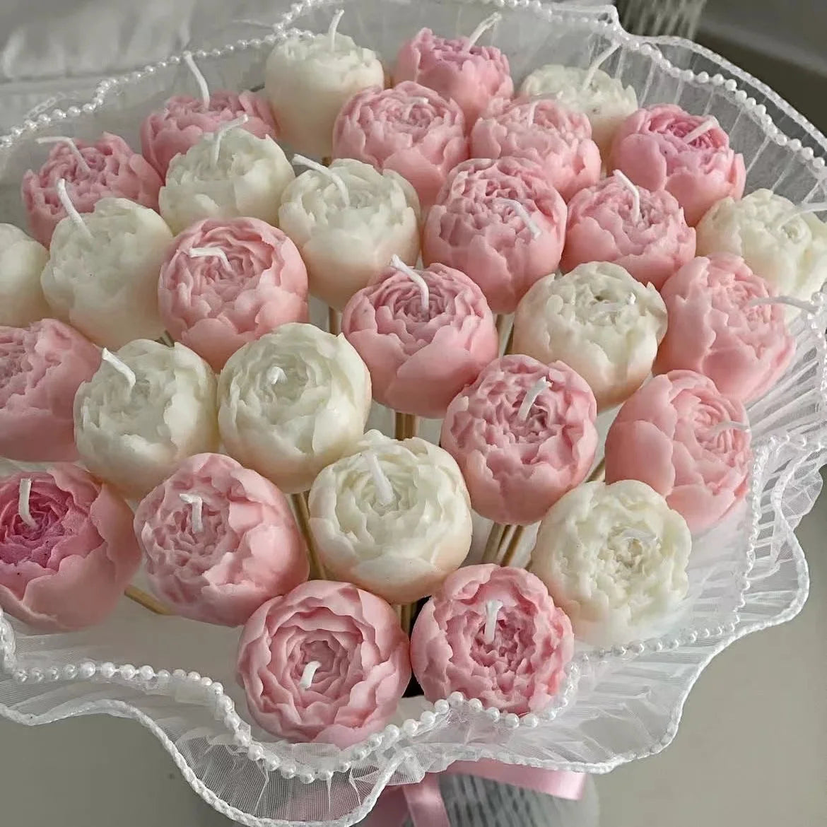 Rose Bud Aromatherapy Candle Silicone Mould Diy Flower Handmade Soap Plaster Home Decor Making Mold Valentine'S Day Gift Making