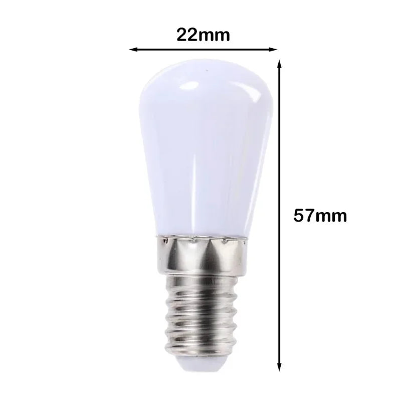 LED Light Bulb E12 E14 220V High Brightness Refrigerator Bulbs Refrige Display Lamp Mini Night Lights Warm White LED Spotlight