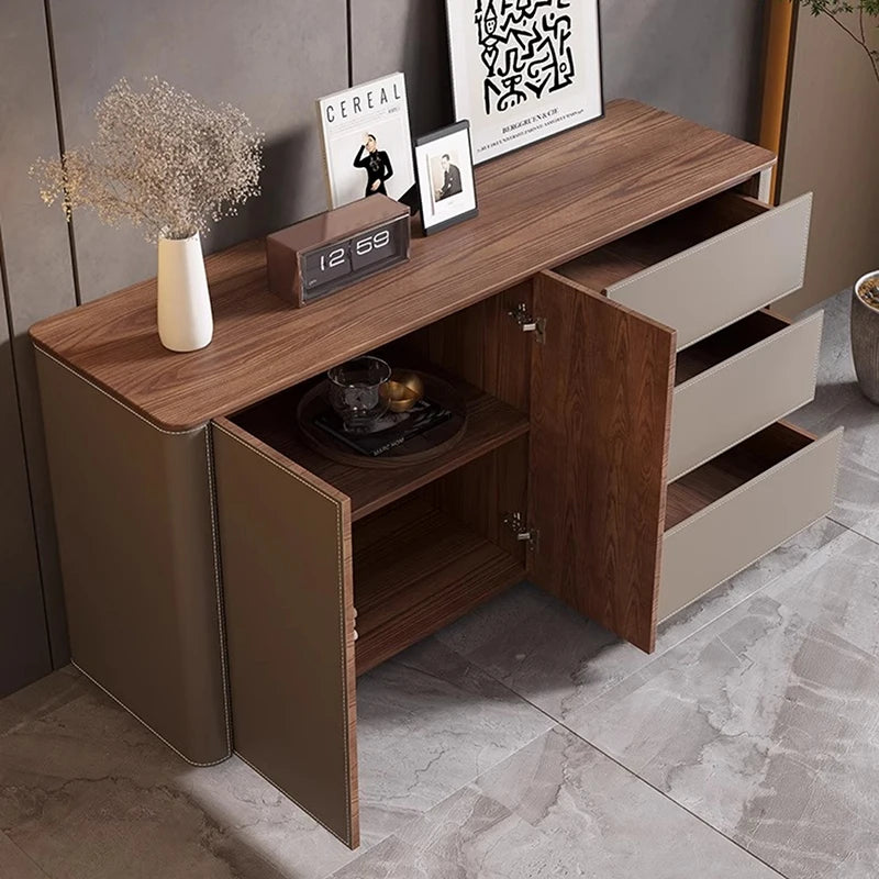 Italian Luxury Living Room Cabinets Aesthetic Elegant Design Simple Display Cabinet Modern Armoires De Salon Home Furniture