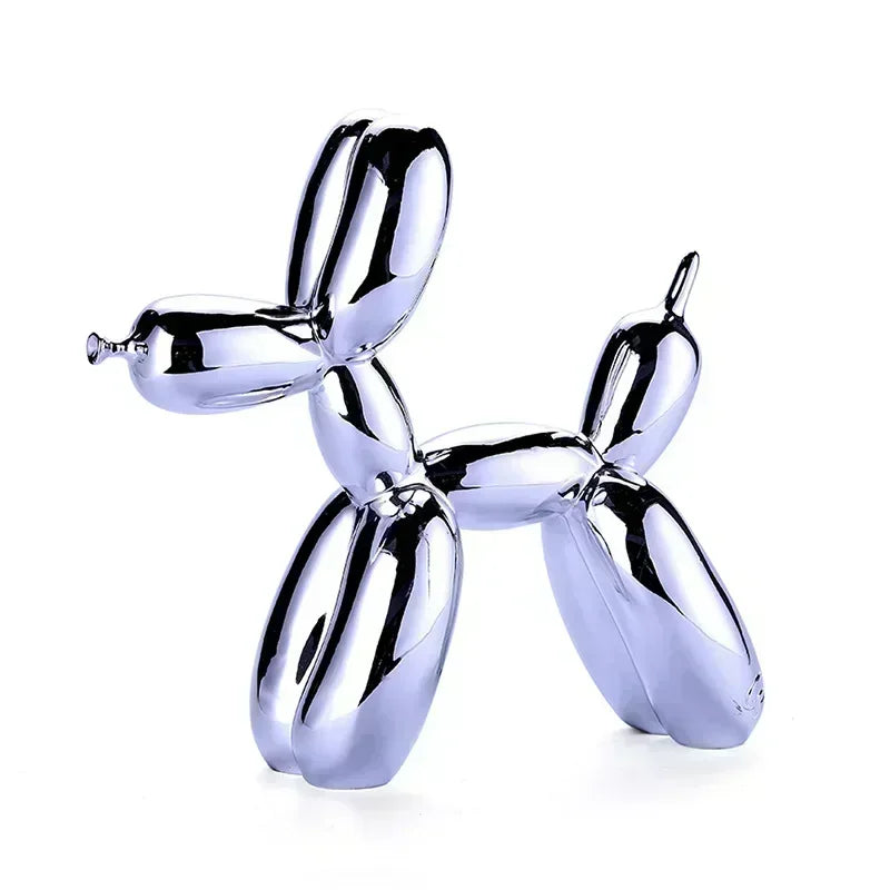Resin Balloon Dog Sculpture Home Decor Table Decoration and Accessories Office Nordic Animal Decorative Sculptures and Figurines