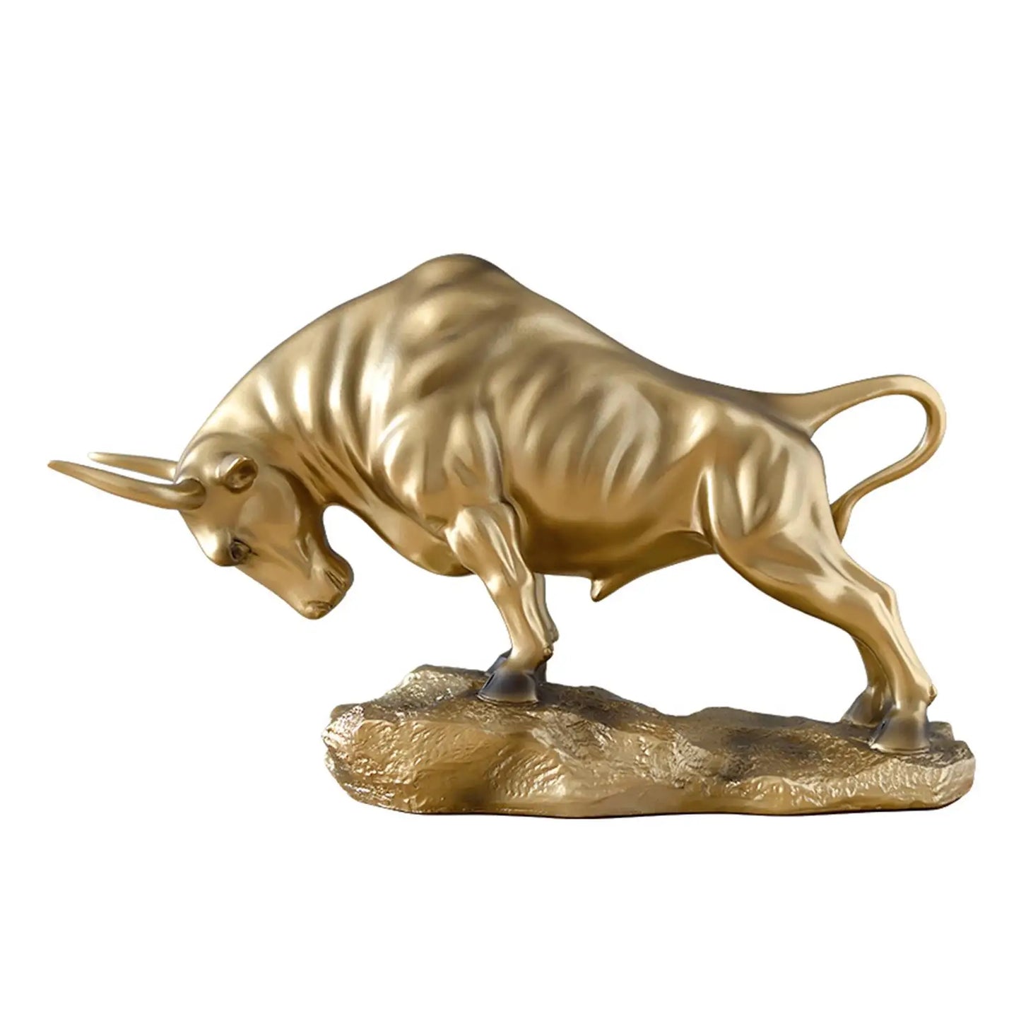 Bear and Bull Statue Animal Sculpture Resin Statue Figurine Ornament for Desktop Shelves Cabinet Decor Birthday Art Modern Decor