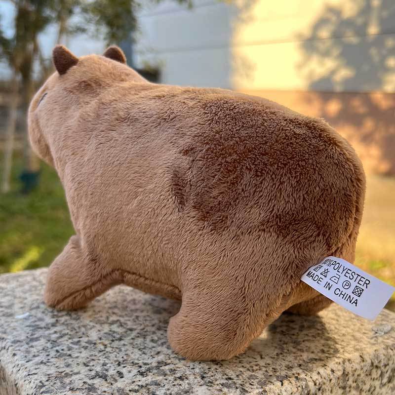 Adorable 8.8" Capybara Plush Toy - Soft, Lifelike Rodent Stuffed Animal with Smiling Face, Perfect for Boys & Girls, Ideal Birthday or Holiday Gift, Stuffed Plushies